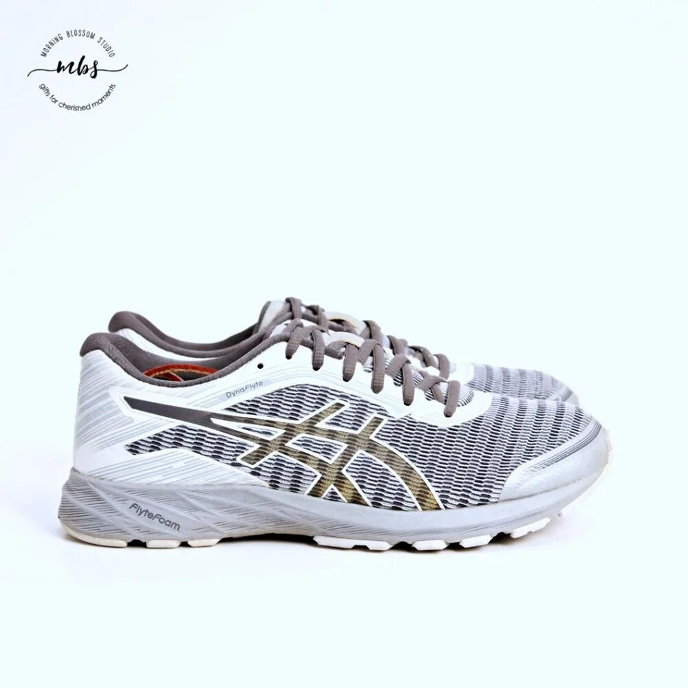 Asics DynaFlyte Running Shoes Blue Gray Men‎ 8